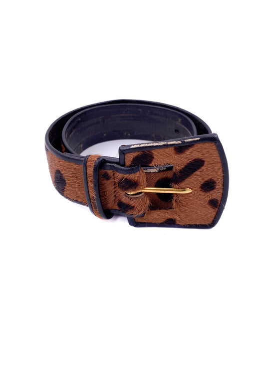 Cheetah pony Hair Belt