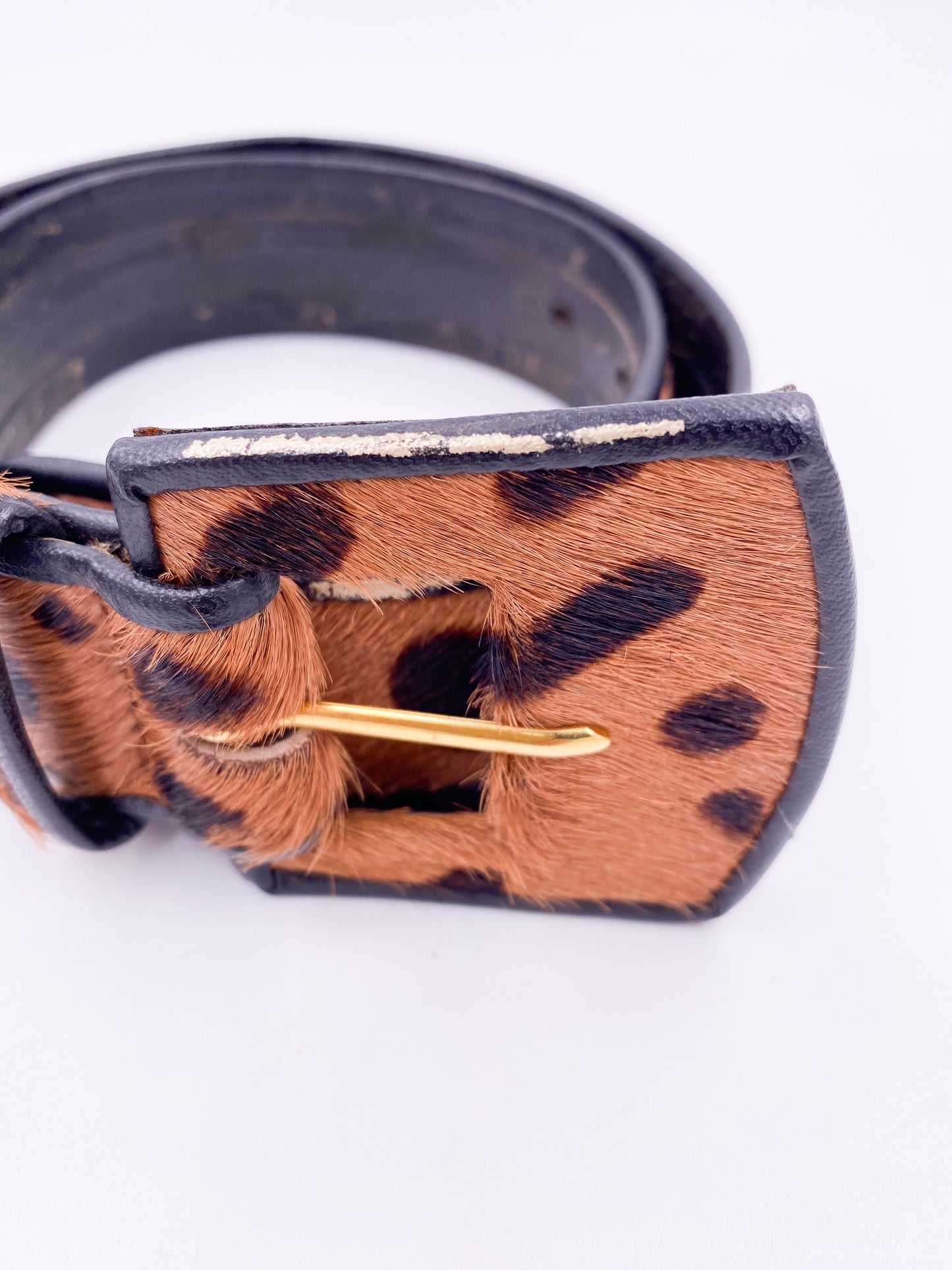 Cheetah pony Hair Belt