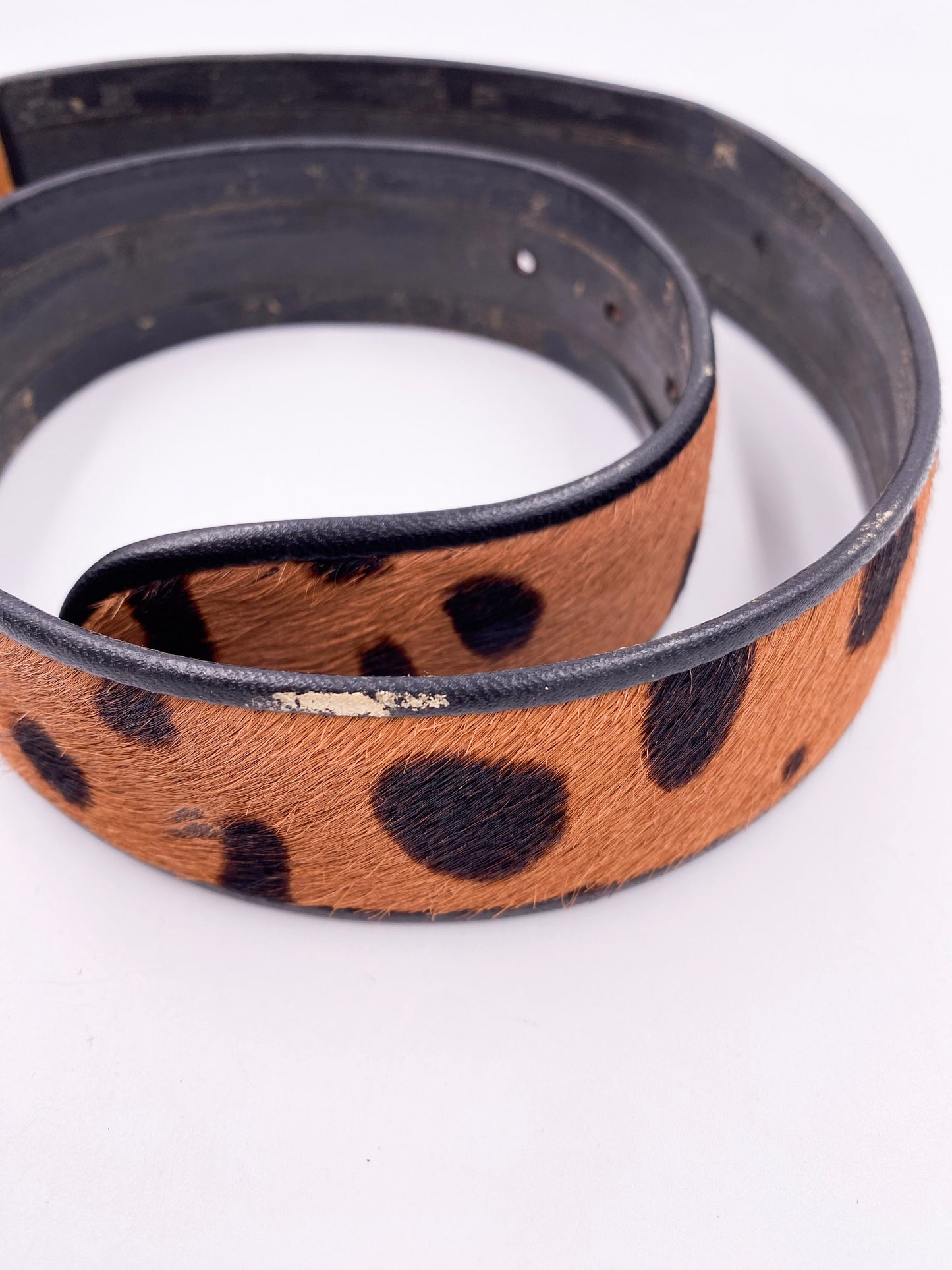 Cheetah pony Hair Belt