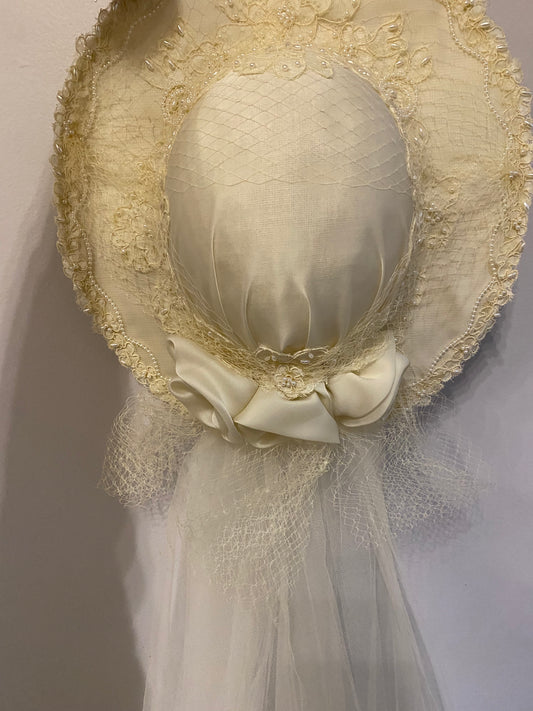 Bridal Hat with Veil - The Kit Vintage
