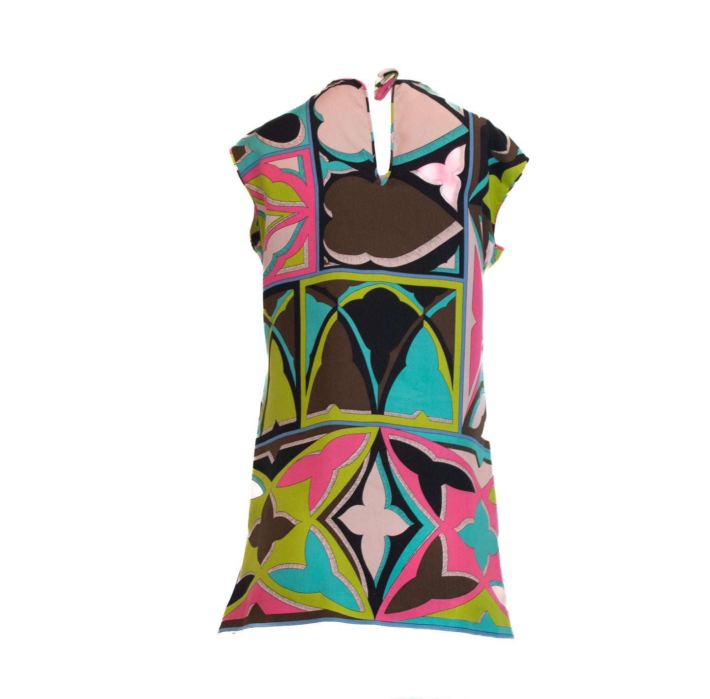 Emilio Pucci Vintage 1960/70's Silk Printed Sleeveless Tunic