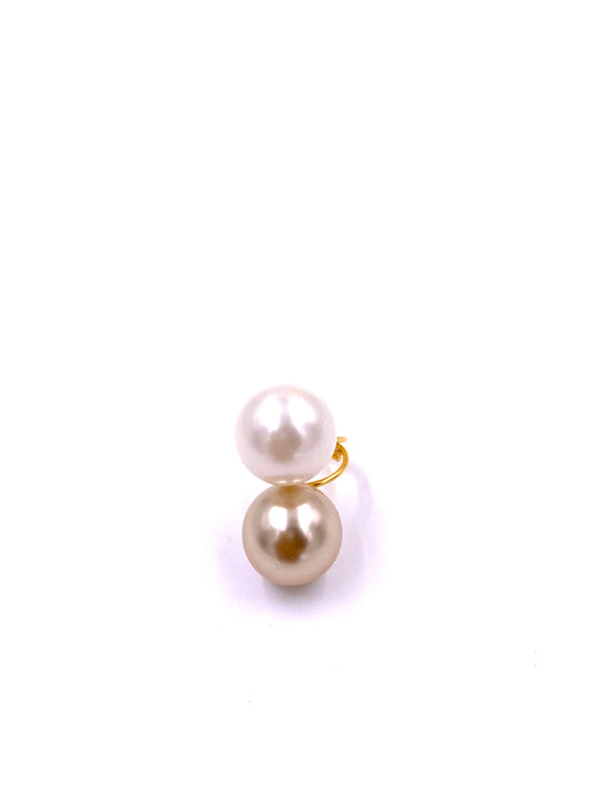 Double Pearl Cocktail Ring - The Kit Vintage