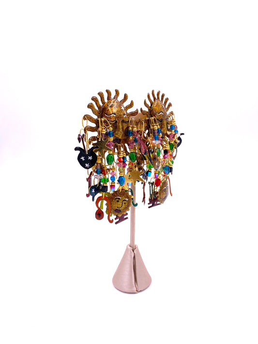Lunch at the Ritz Zodiac Earrings - The Kit Vintage
