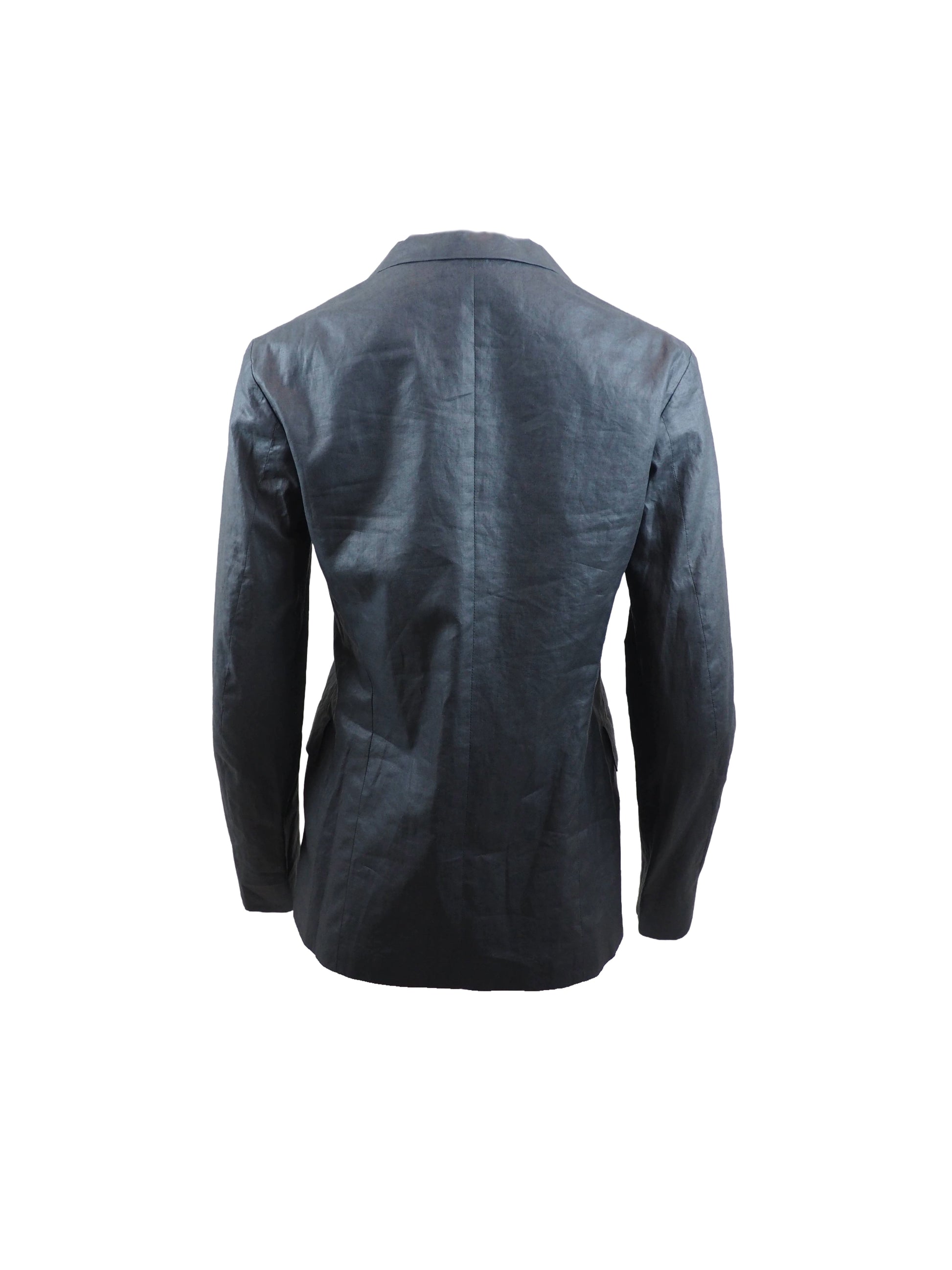 Jil Sander 1990's Ramie Silver Suit