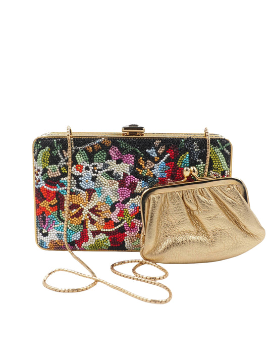 Judith Leiber Flower Clutch 