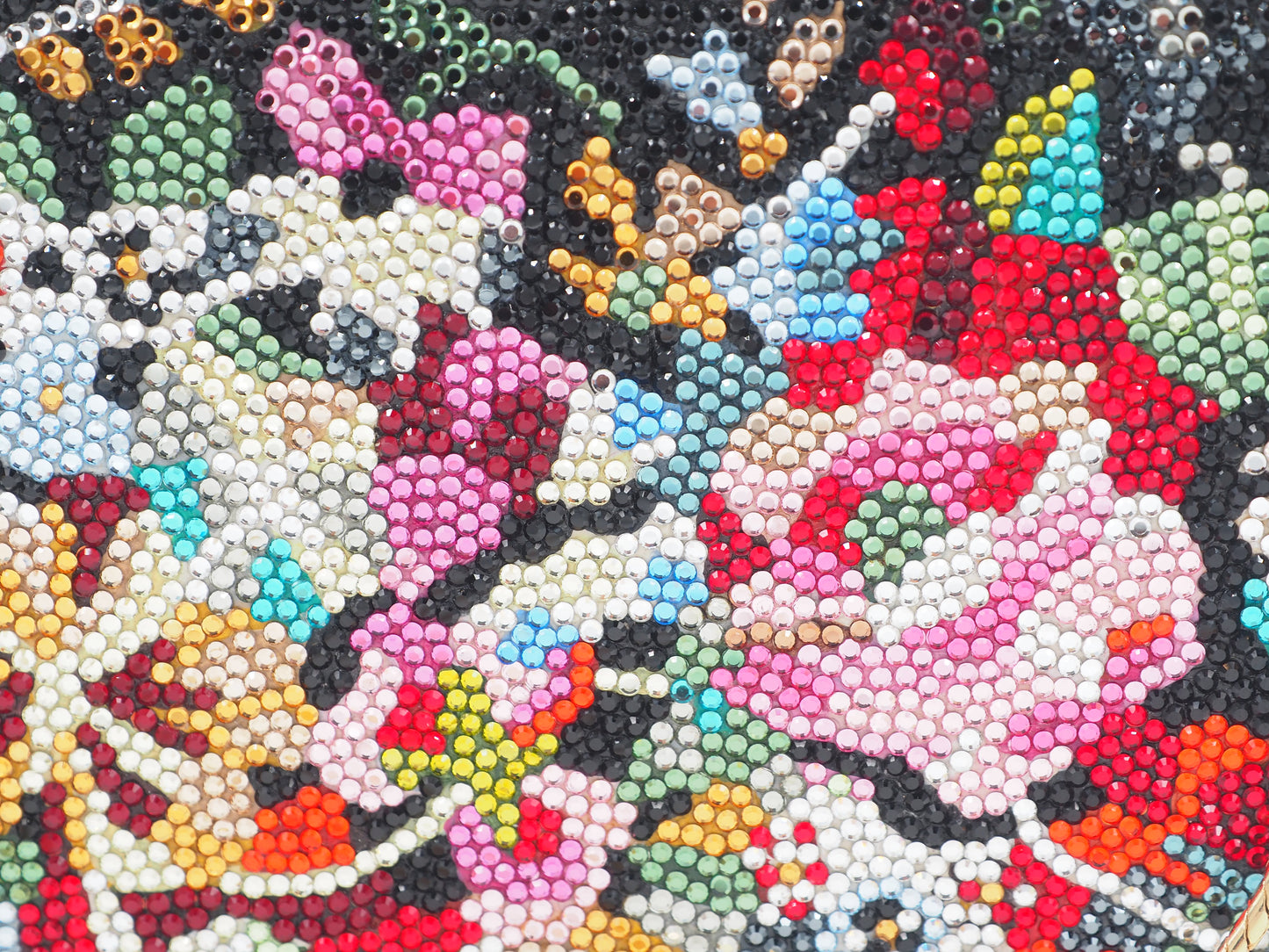 Judith Leiber Floral red clutch