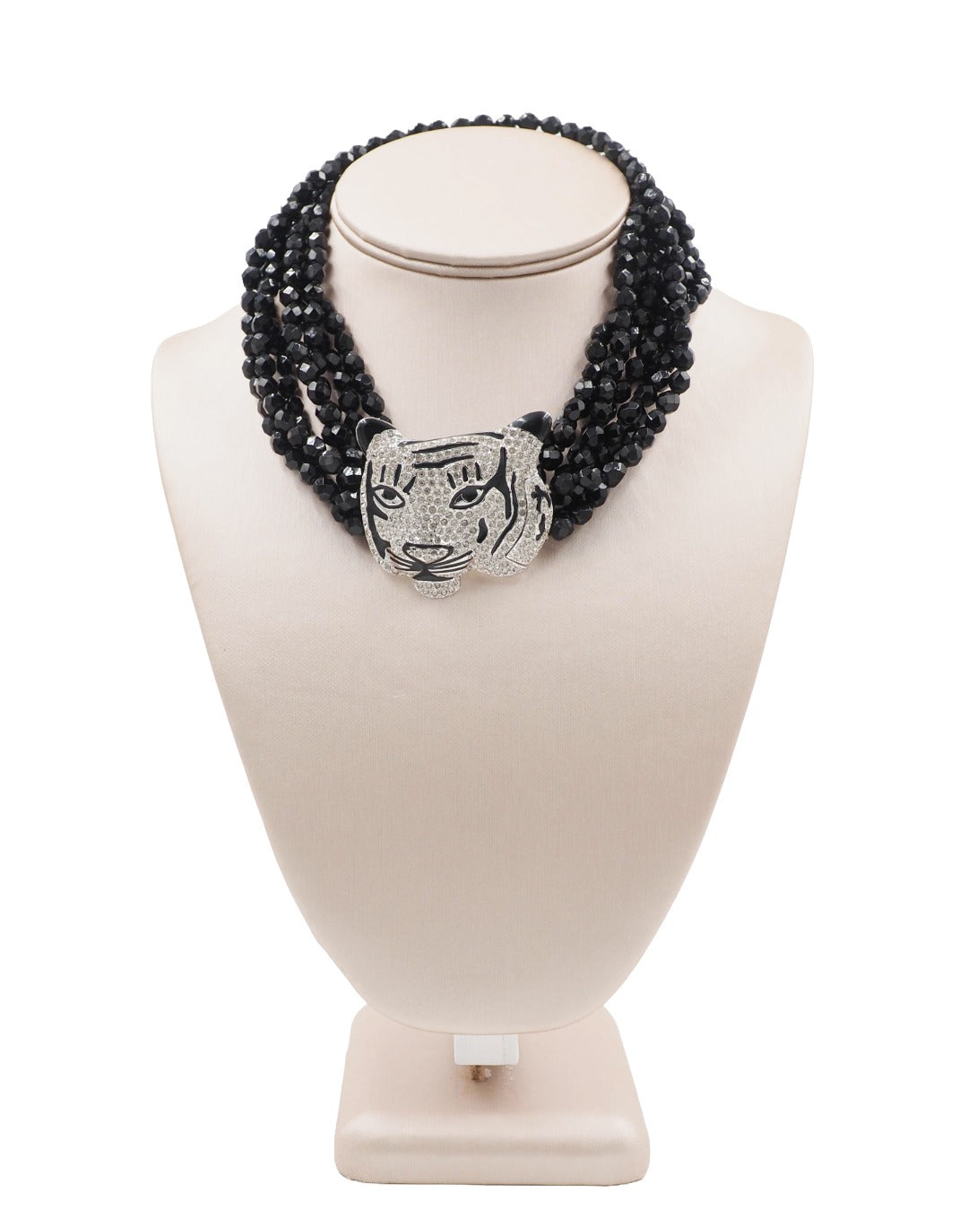 Kenneth Jay Lane Tiger Choker Necklace