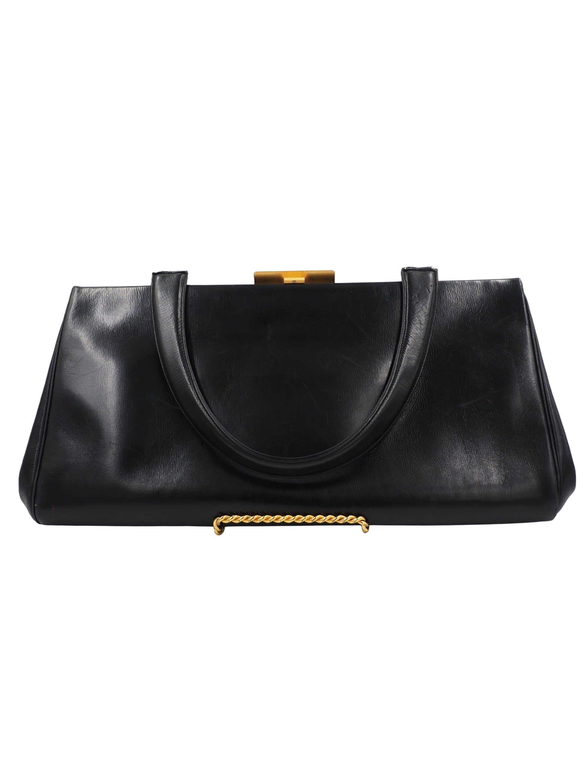 Koret  Black Bag With Gold Clasp