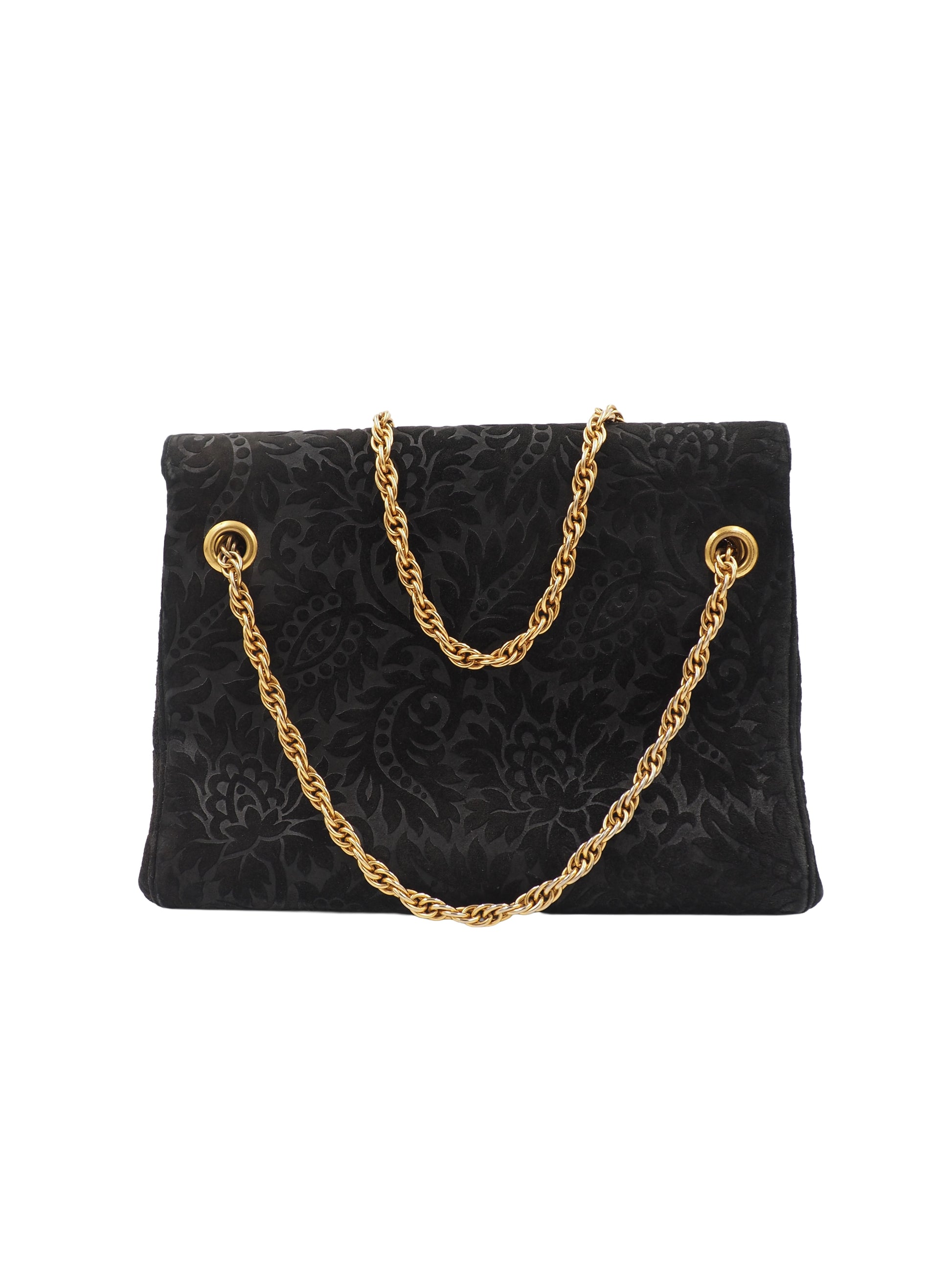 Koret Embossed Leather With Gold Chain