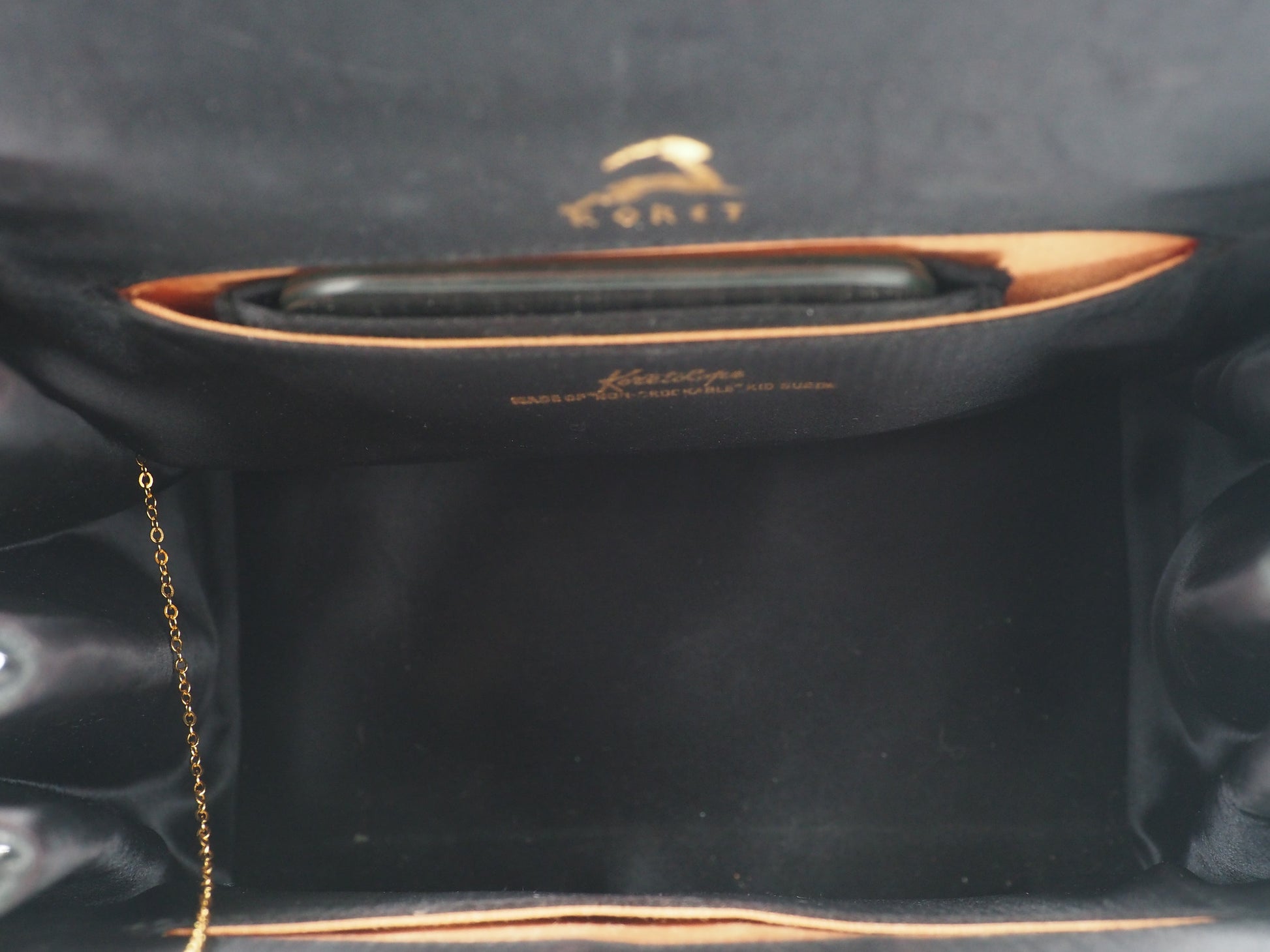 Koret Leather W Gold Chain bag