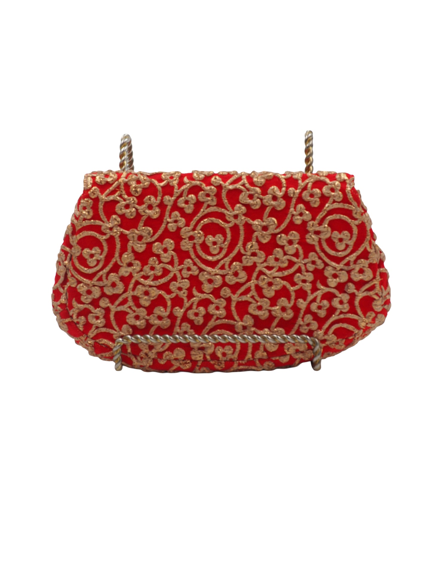 Koret Red With Gold Clutch
