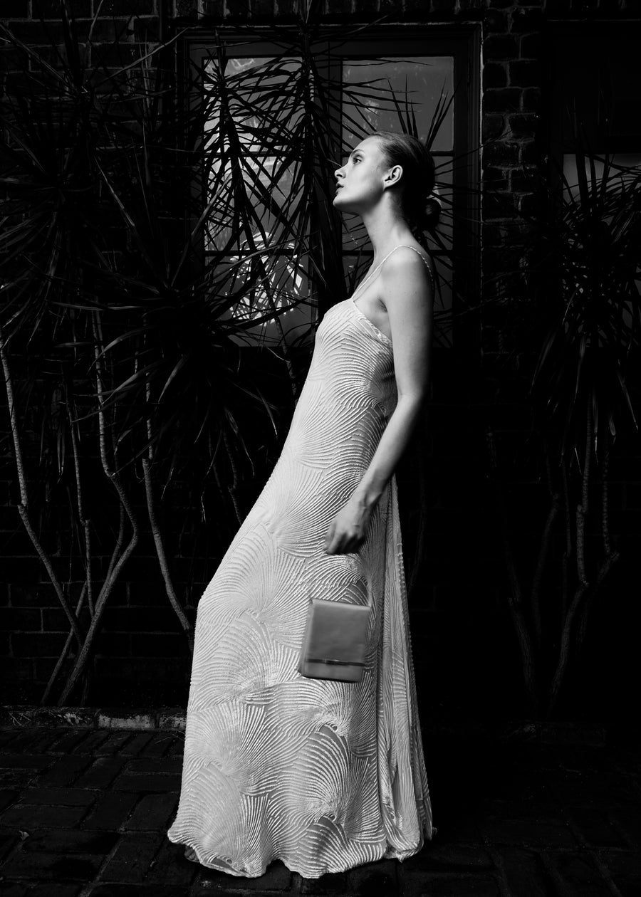the kit vintage luxury vintage bridal designer gowns Los Angeles bob Mackie Phoebe Philo Yves Saint Laurent Chloe Dior 