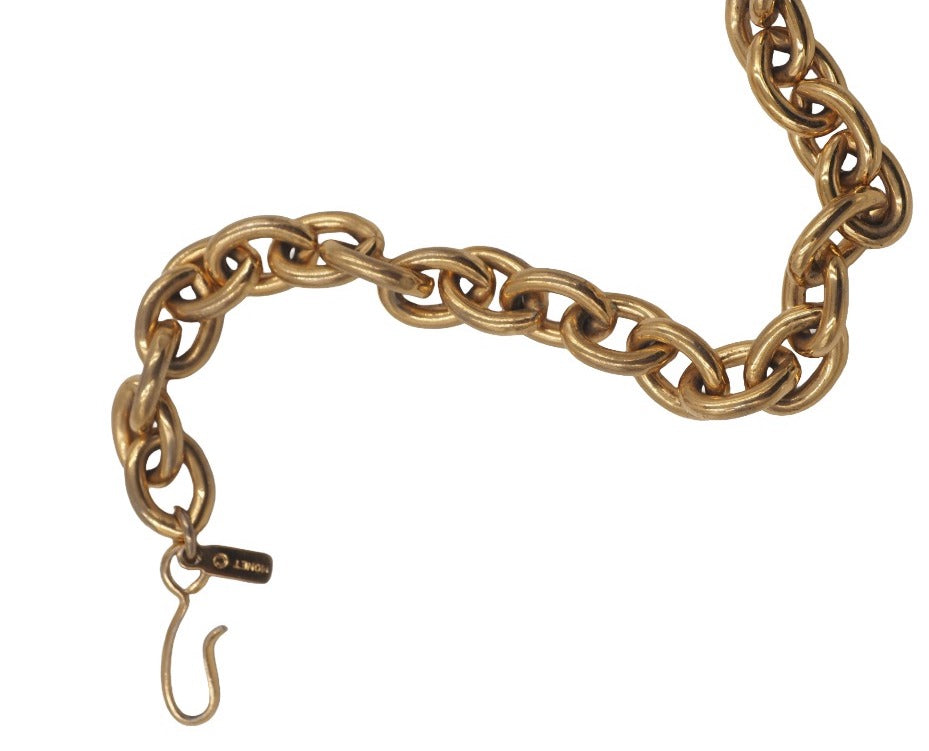 Monet Gold Necklace With Sapphire  Pendant