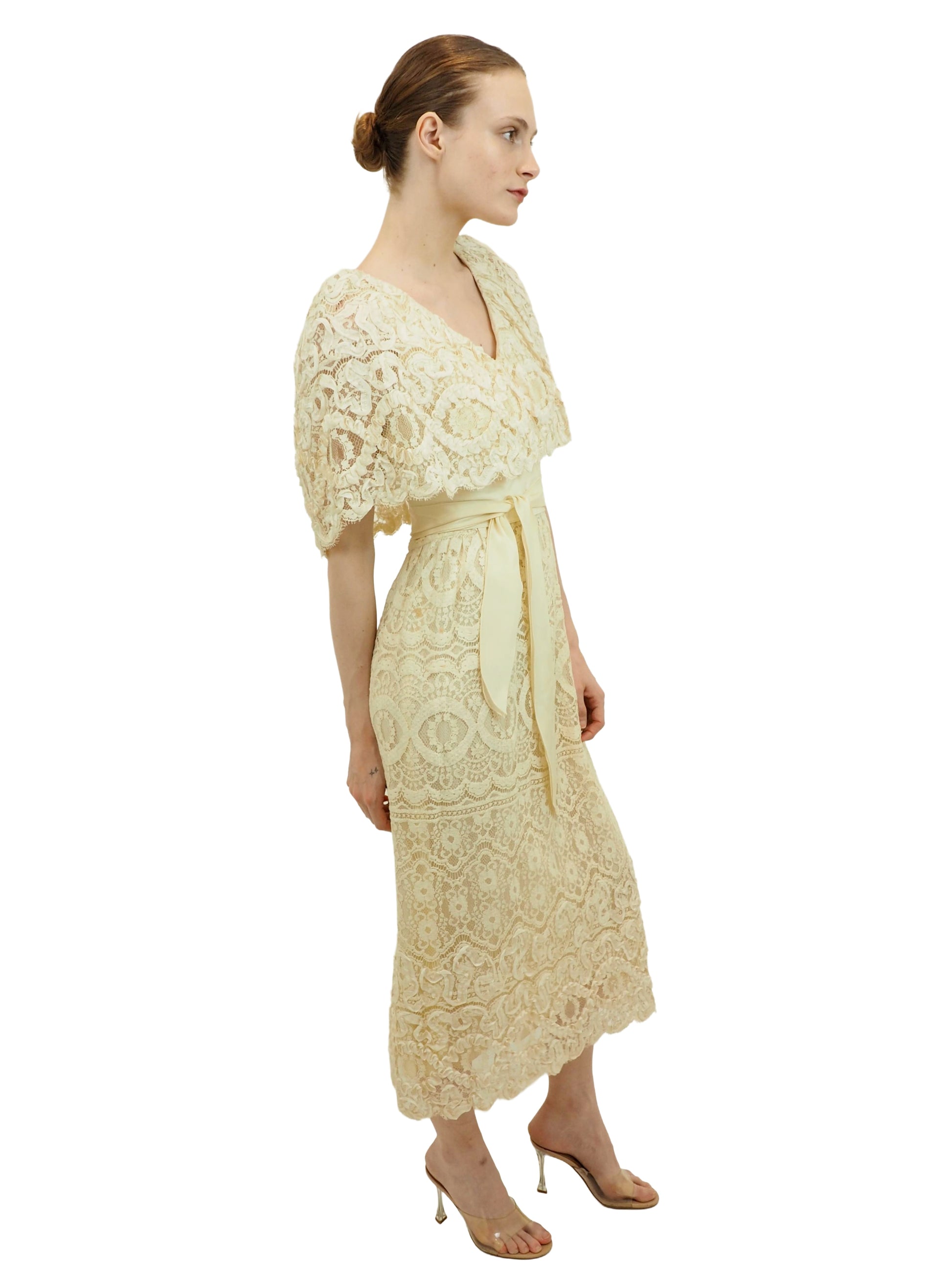 Morton Myles Dress W Satin Belt