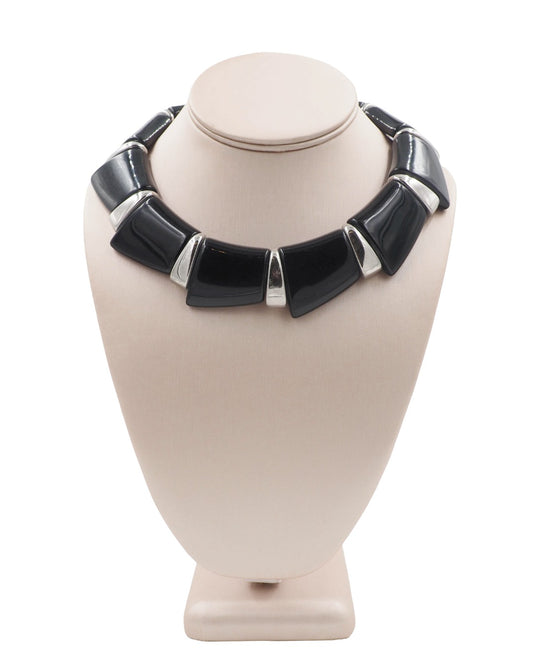 Napier Black and Silver Necklace