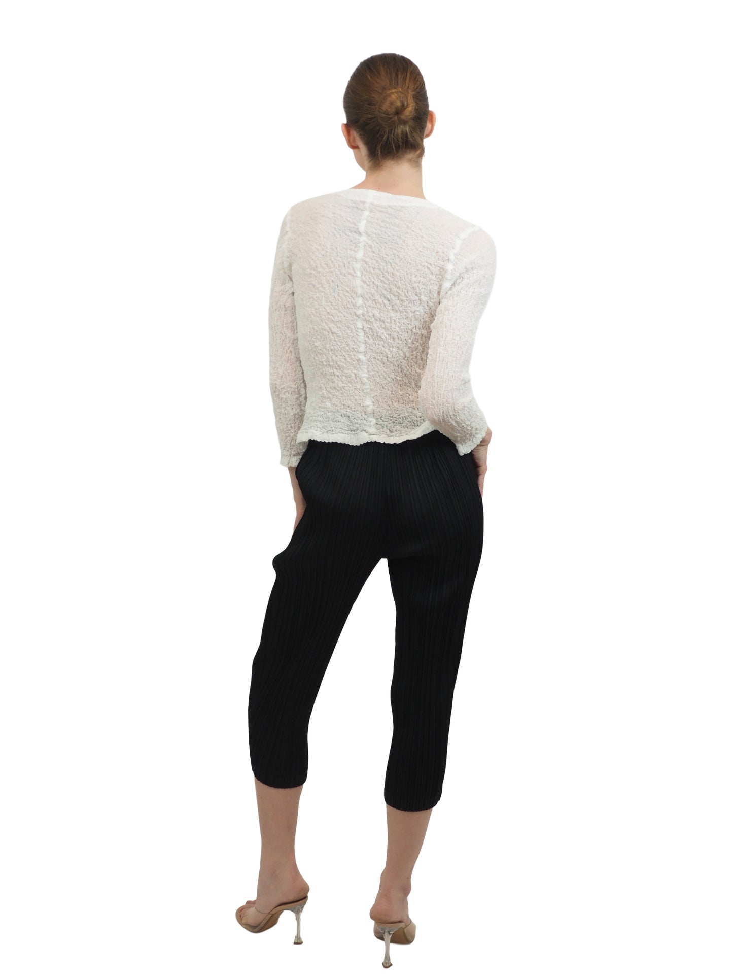Pleats Please Pleated Elastic Waist Pants