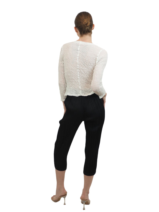 Pleats Please Pleated Elastic Waist Pants