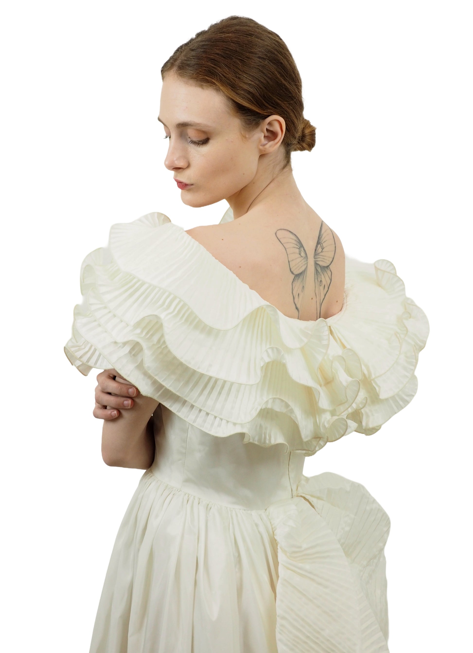 Poupette Paris Silk Off The Shoulder  Dress