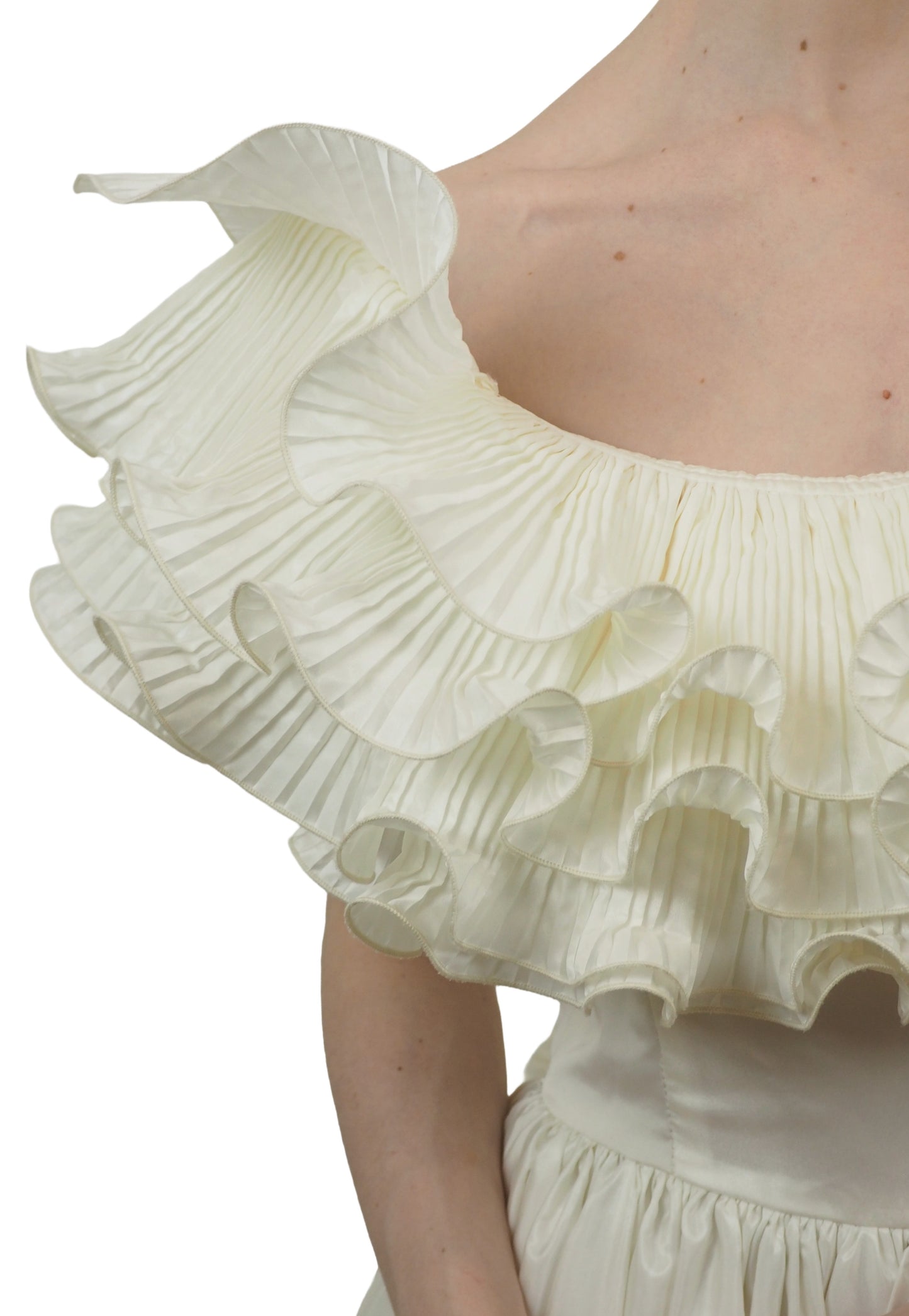 Poupette Paris Ruffled Neck Dress