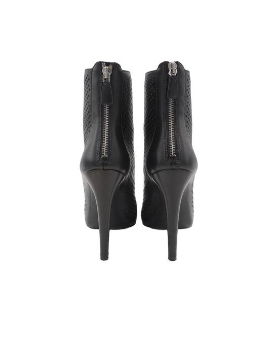 Prada Black Leather Booties