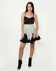 Issey Miyake Striped Skirt