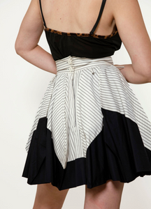 Issey Miyake Striped Skirt