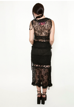 Load image into Gallery viewer, Tuleh Fall 2005 Lace &amp; Ribbon Dress

