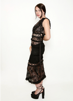 Load image into Gallery viewer, Tuleh Fall 2005 Lace &amp; Ribbon Dress
