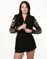 Load image into Gallery viewer, Jean Paul Gaultier Bondage Leather Blazer
