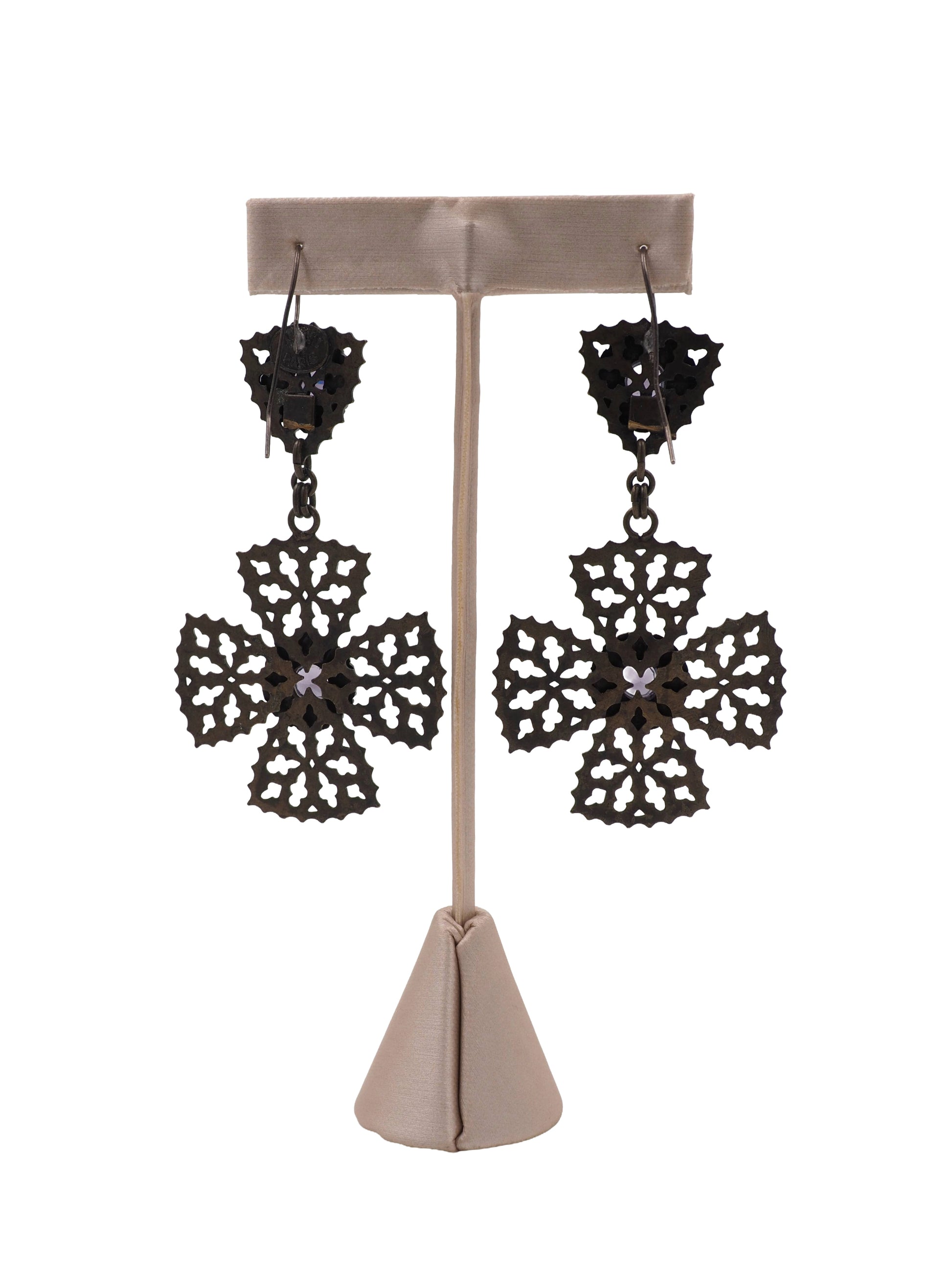 Silver Cross Earrings