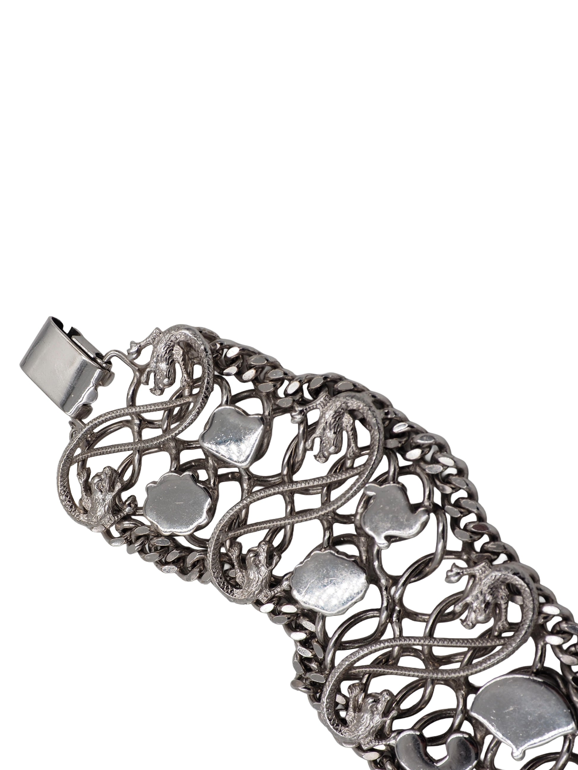 Silver Dragon Bracelet