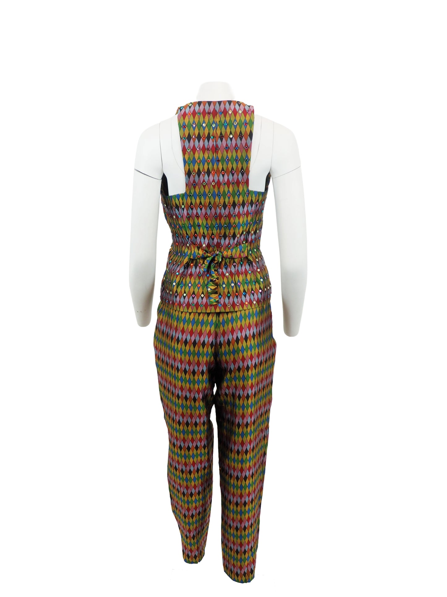 Todd Oldham S/S 1993 silk Vest & Pant Set