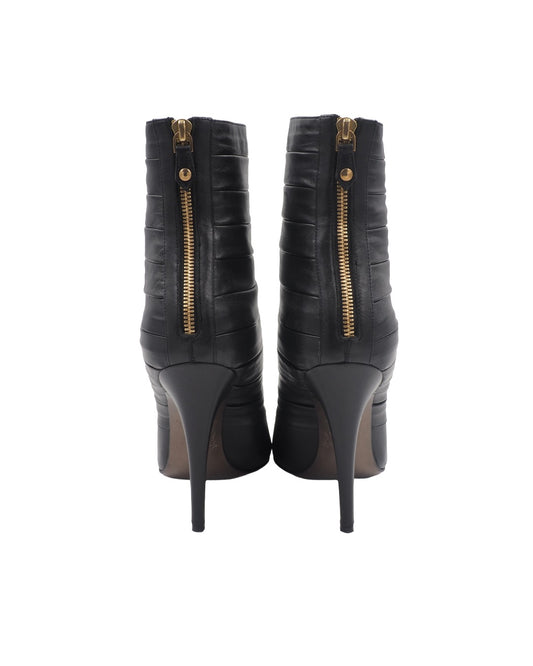 Trussardi Black Leather Boots