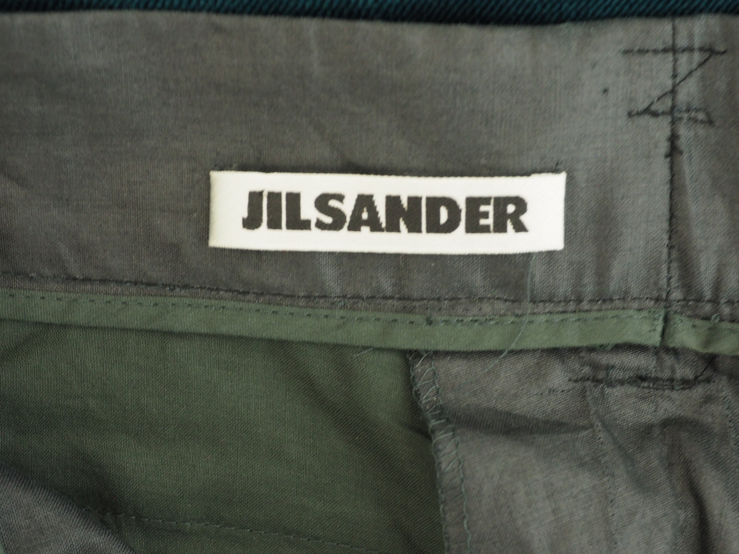 Jil Sander 1990's Ramie Silver Sheen Suit