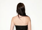 Load image into Gallery viewer, Herve Leger Metallic Black Tube Top
