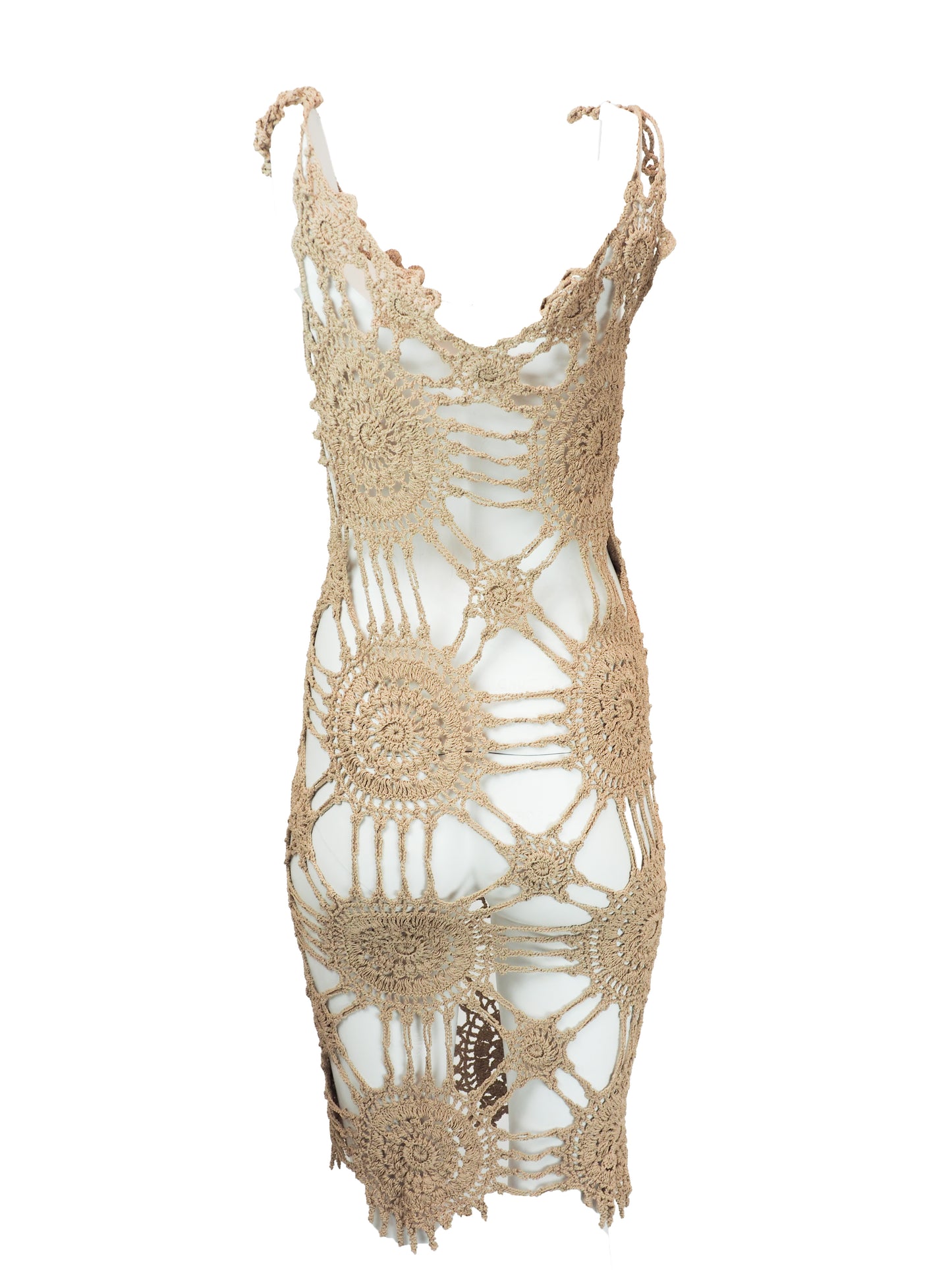 Espresso Crochet Dress