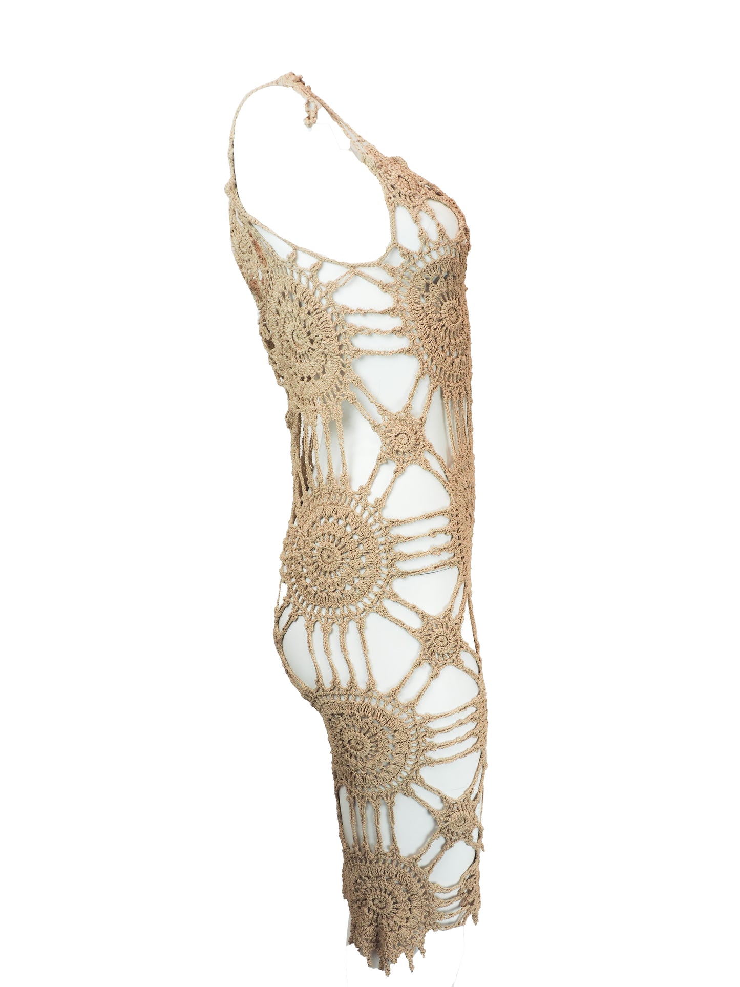 Espresso Crochet Dress