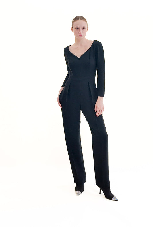 Christian Dior by John Galliano Fall 2004  Black Jumpsuit