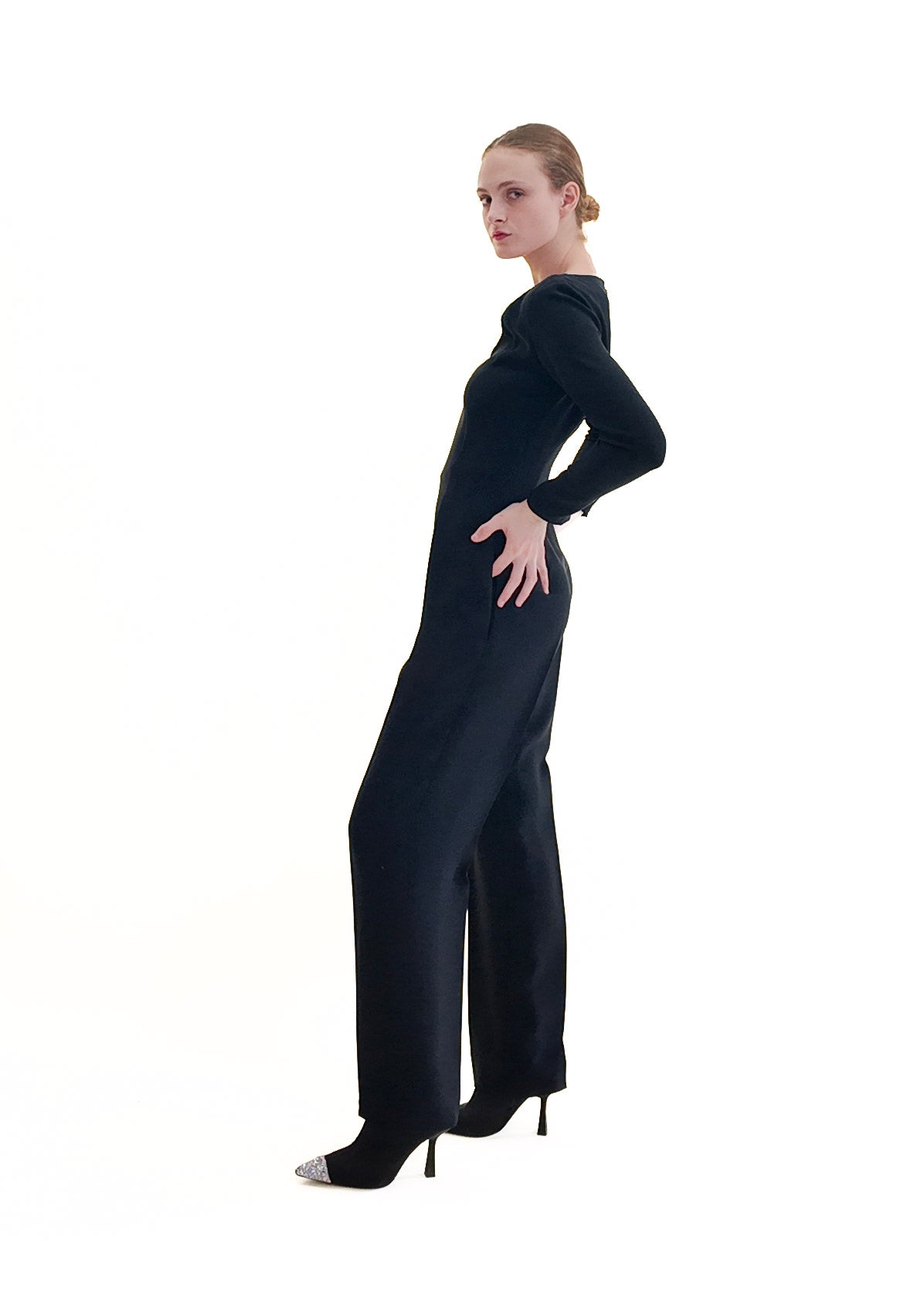 Christian Dior by John Galliano Fall 2004  Black Jumpsuit