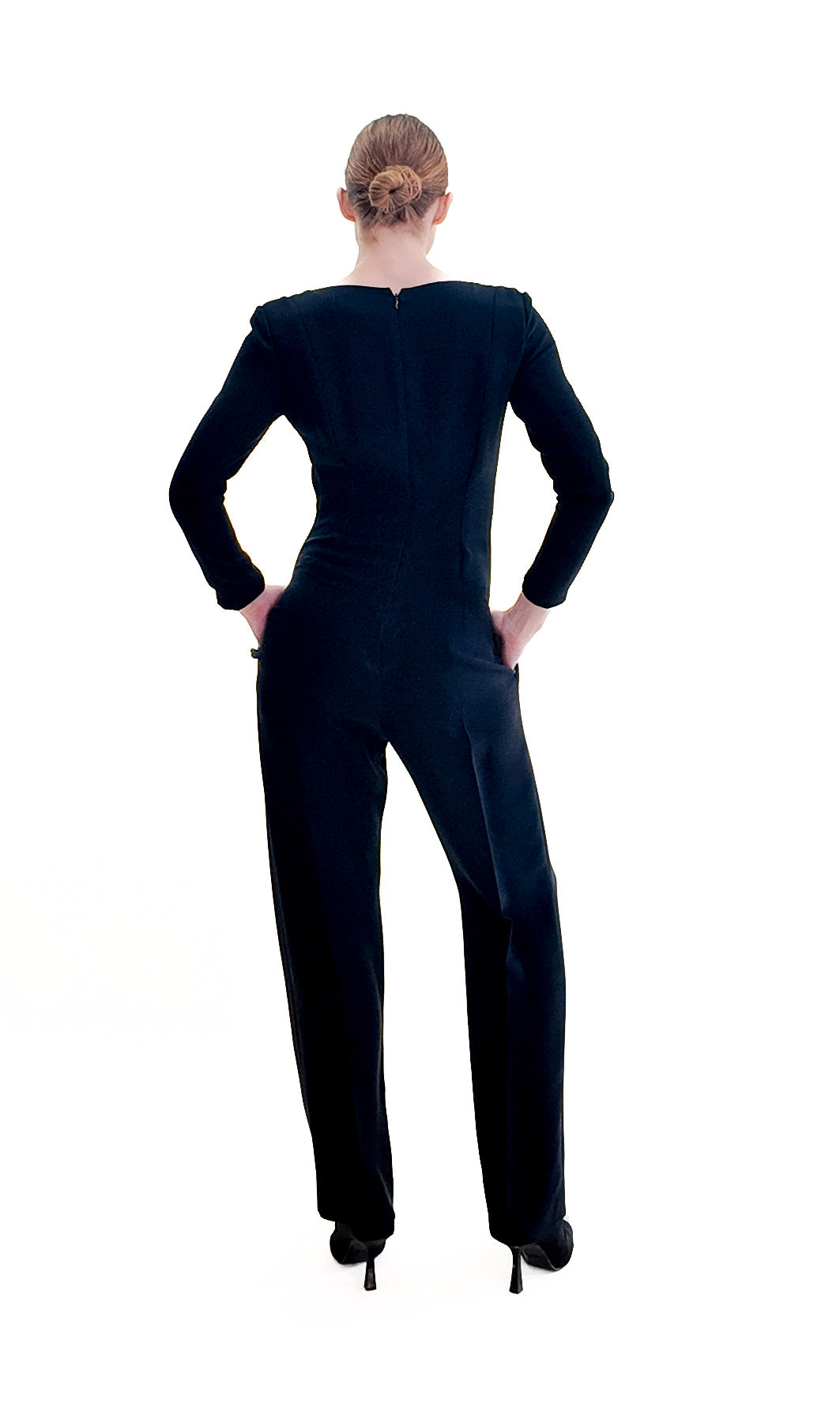 Christian Dior by John Galliano Fall 2004  Black Jumpsuit