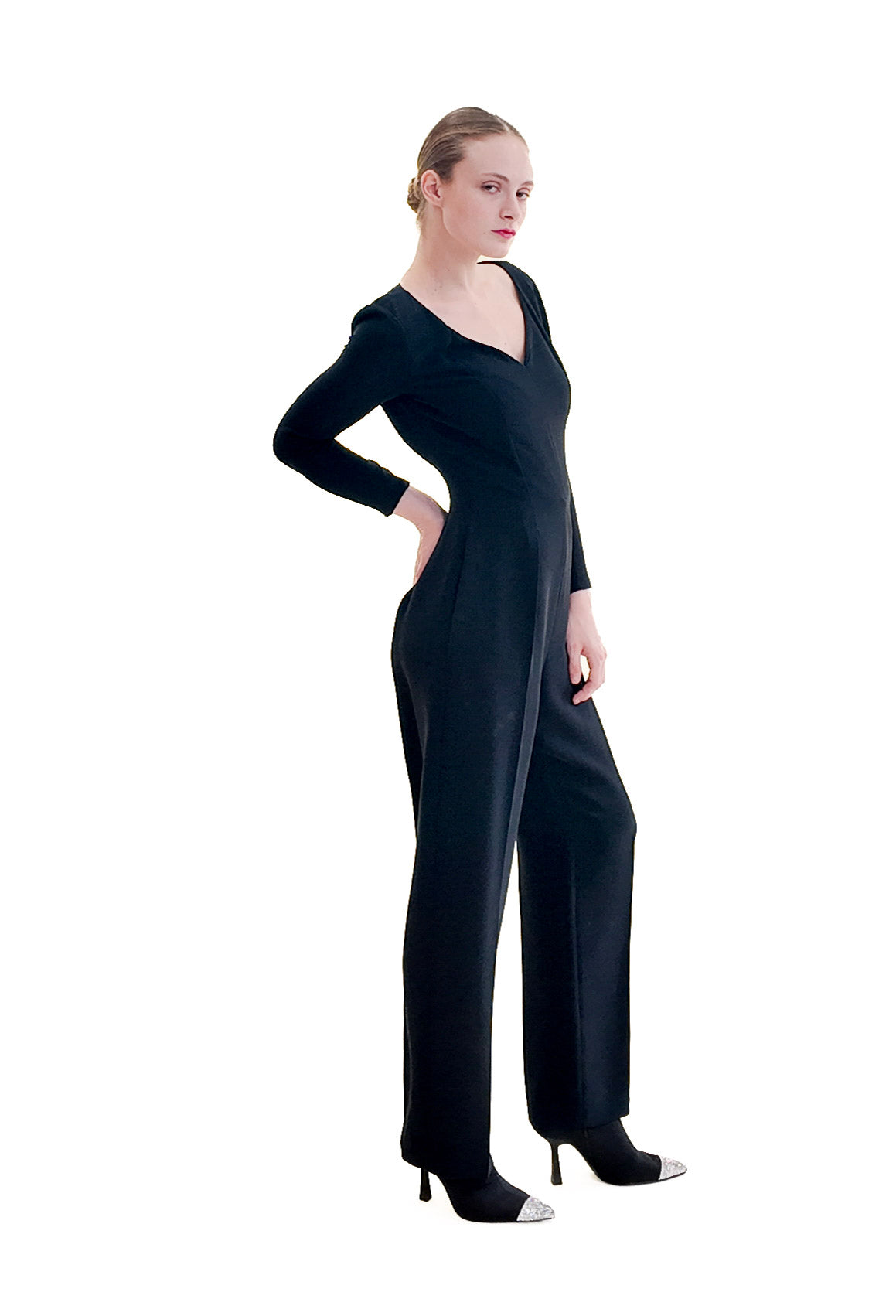 Christian Dior by John Galliano Fall 2004  Black Jumpsuit