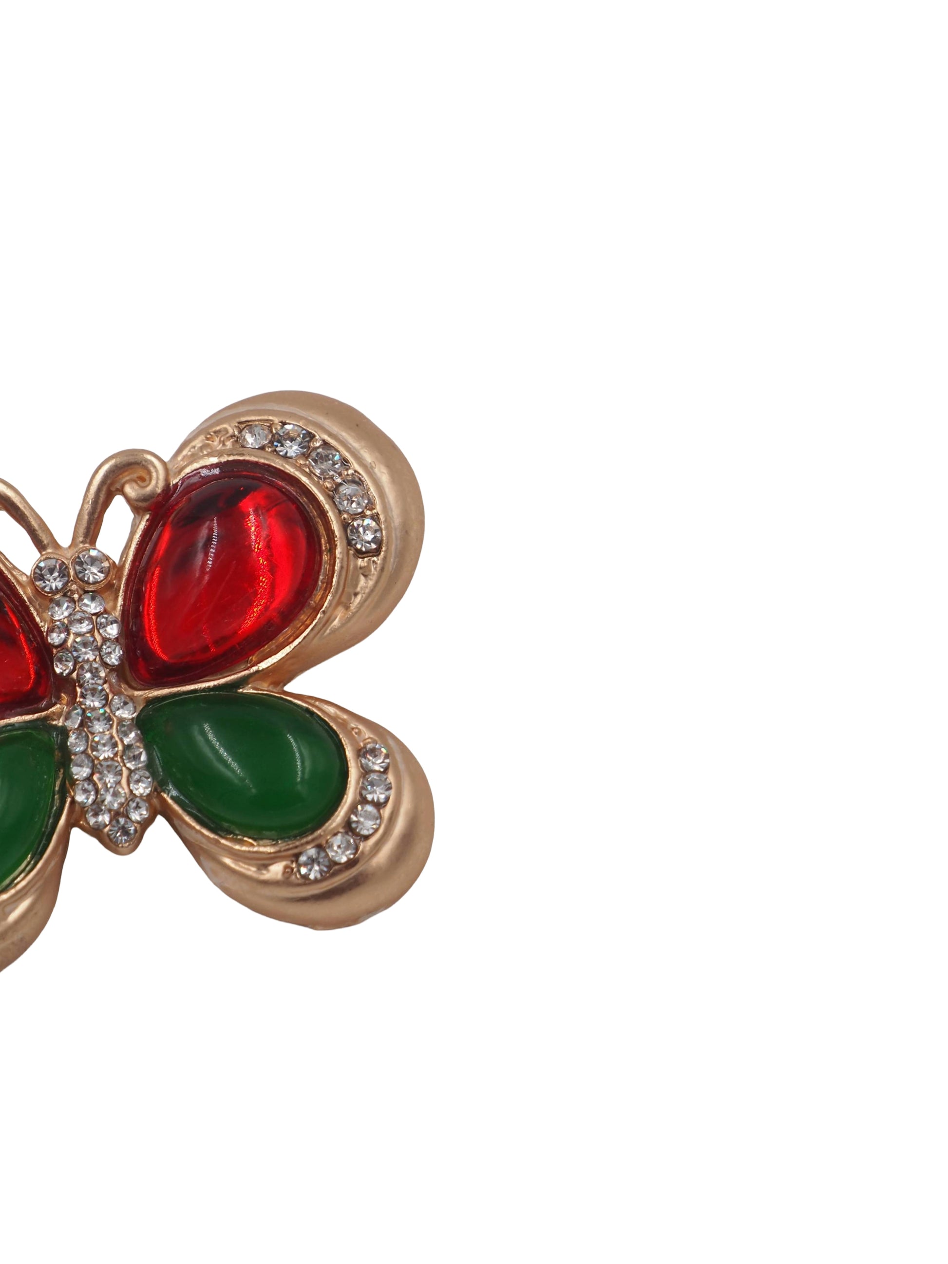 green butterfly brooch 