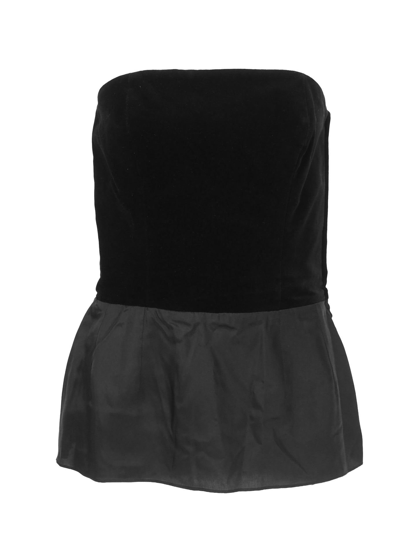 Guy Laroche Velvet Black Bustier