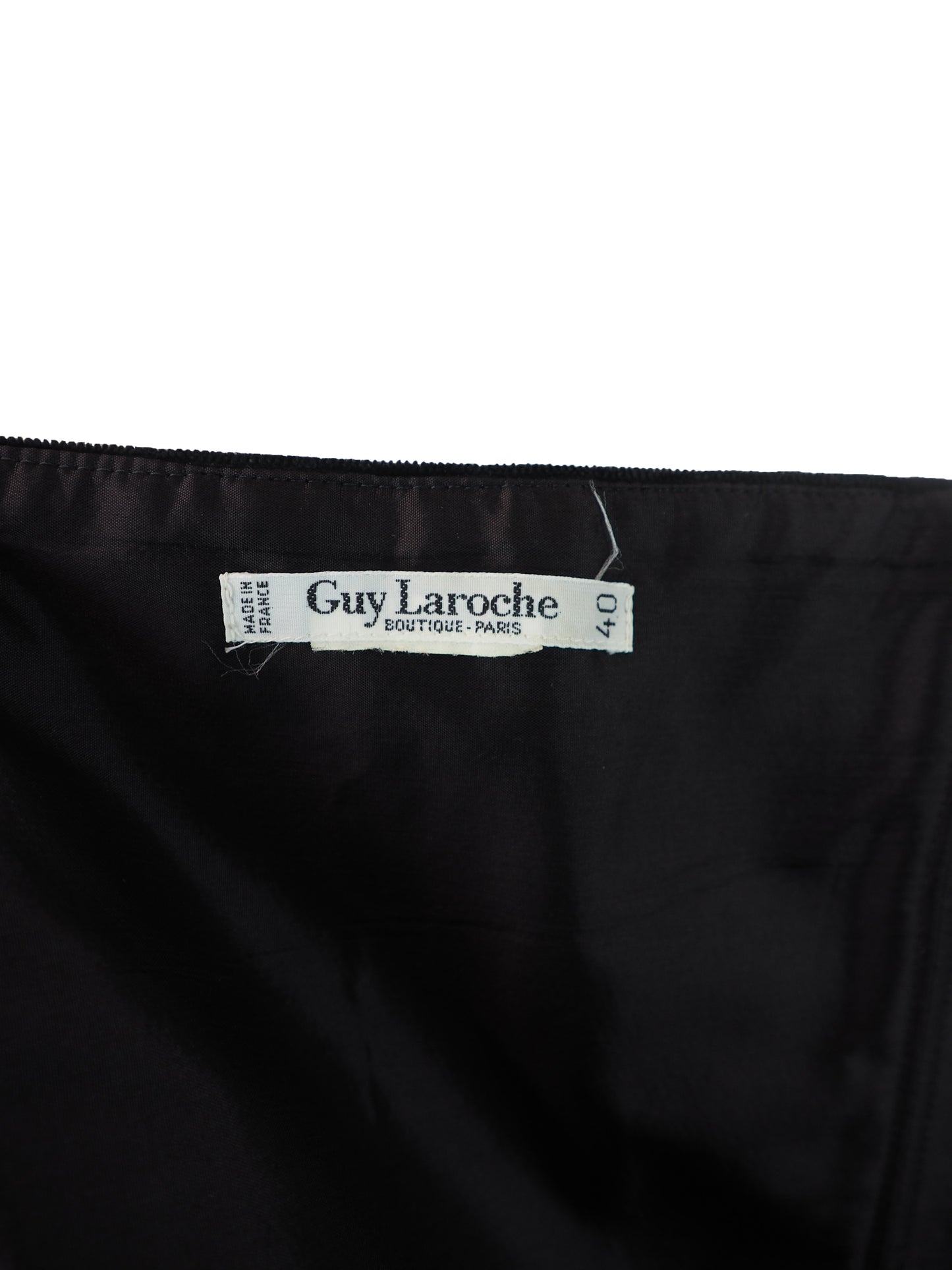 Guy Laroche Velvet Black Bustier