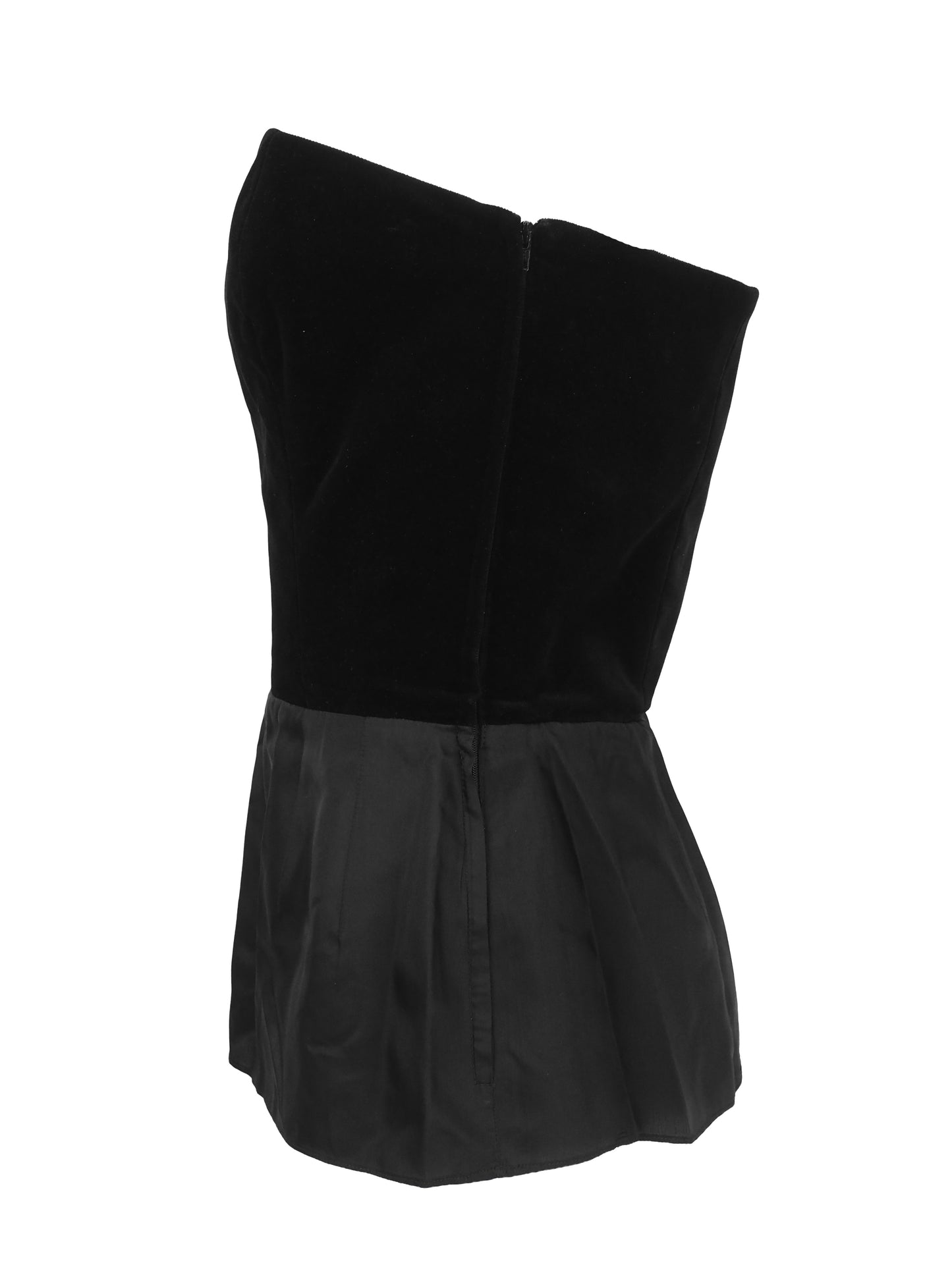 Guy Laroche Velvet Black Bustier