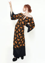 Load image into Gallery viewer, Chloe Silk Grapevine Printed Caftan
