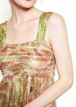 Load image into Gallery viewer, Custom Paisley Etro Fabric Chiffon Dress
