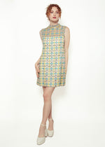 Load image into Gallery viewer, Malcom Starr 1960&#39;s Beaded Pastel Cocktail Dress
