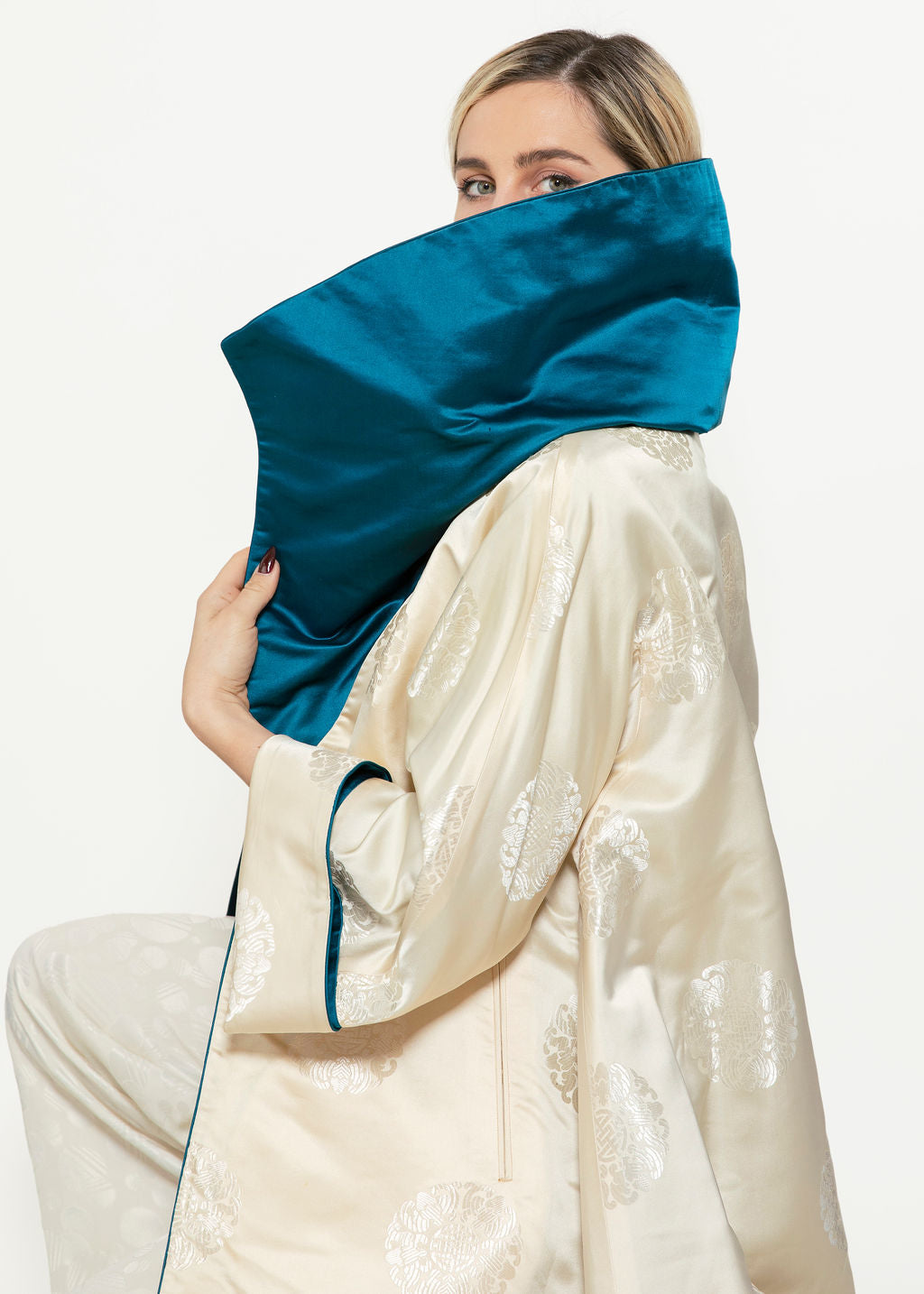 Japanese Silk Reversible Opera Coat