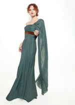 Load image into Gallery viewer, Custom Couture One Shoulder Chiffon Gown
